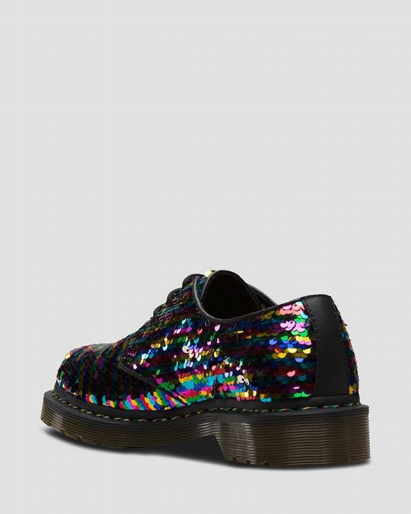 Dr Martens Dámské Polobotky 1461 Sequin Viacfarebný Stříbrné Viacfarebný, CZ-352841